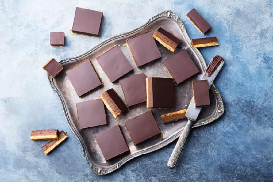 Suitably rich ... Millionaire’s shortbread.