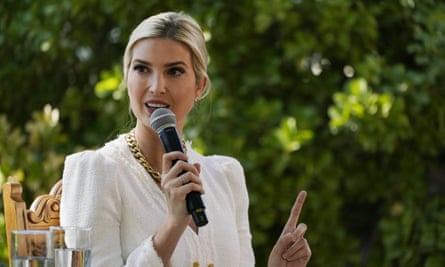Ivanka Trump speaks in Las Vegas on 12 October.