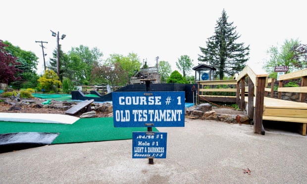 The Bible-themed minigolf course at Lexington, Kentucky.