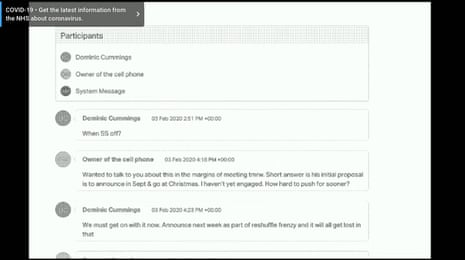 Hancock/Cummings exchanges