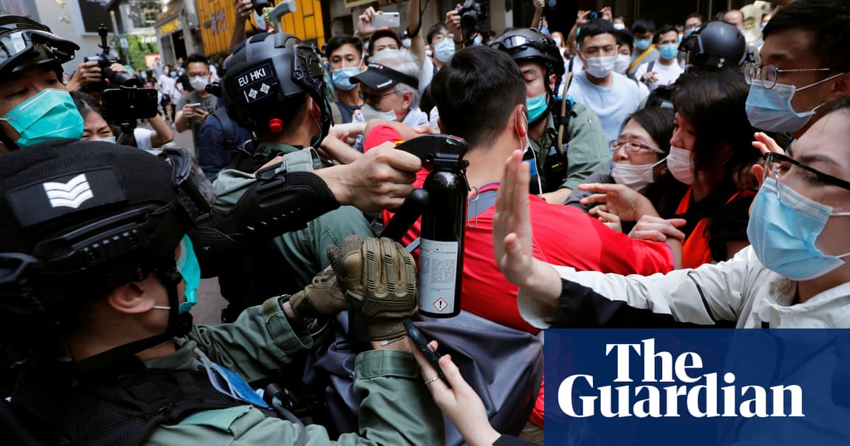 Hong Kong crisis: at least 300 arrested as China protests grow - The Guardian