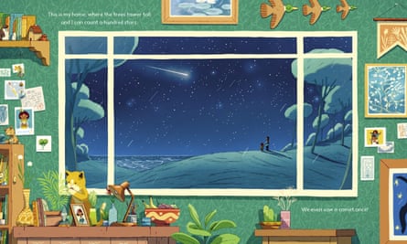 The Comet illustrated and written by Joe Todd-Stanton, a nominee for the Yoto Carnegie Medal for Illustration 2023