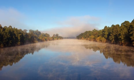 Morning mist over the Hawkesbury river