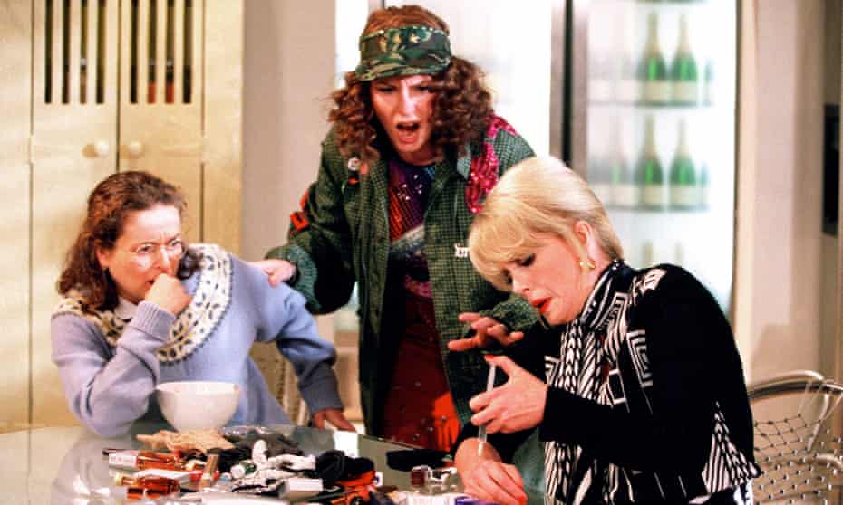 A scene from series four of Absolutely Fabulous, in which Patsy went through “the change”