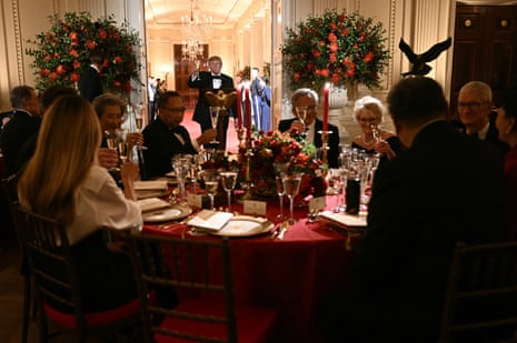 Trump’s state dinner for Xi Jinping will not be televised as White House continues to deny CNN full access – live