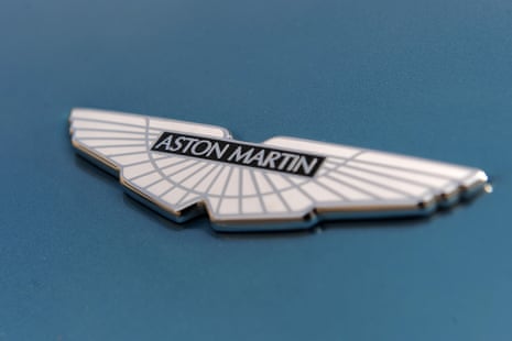 The Aston Martin logo.