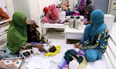 Afghan children receive medical treatment for malnutrition at a hospital in Kandahar, Afghanistan.