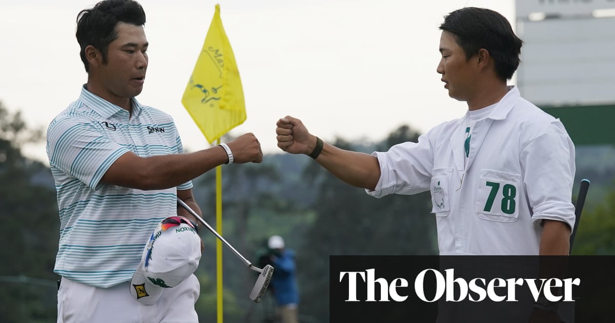 Hideki Matsuyama surges to four-shot lead in weather-hit Masters