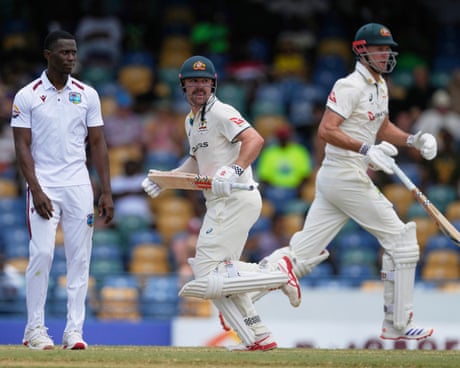 Australia set West Indies 301 to win after middle order digs in