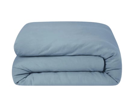 Piglet in Bed Dusk Blue 100% Linen Duvet Cover