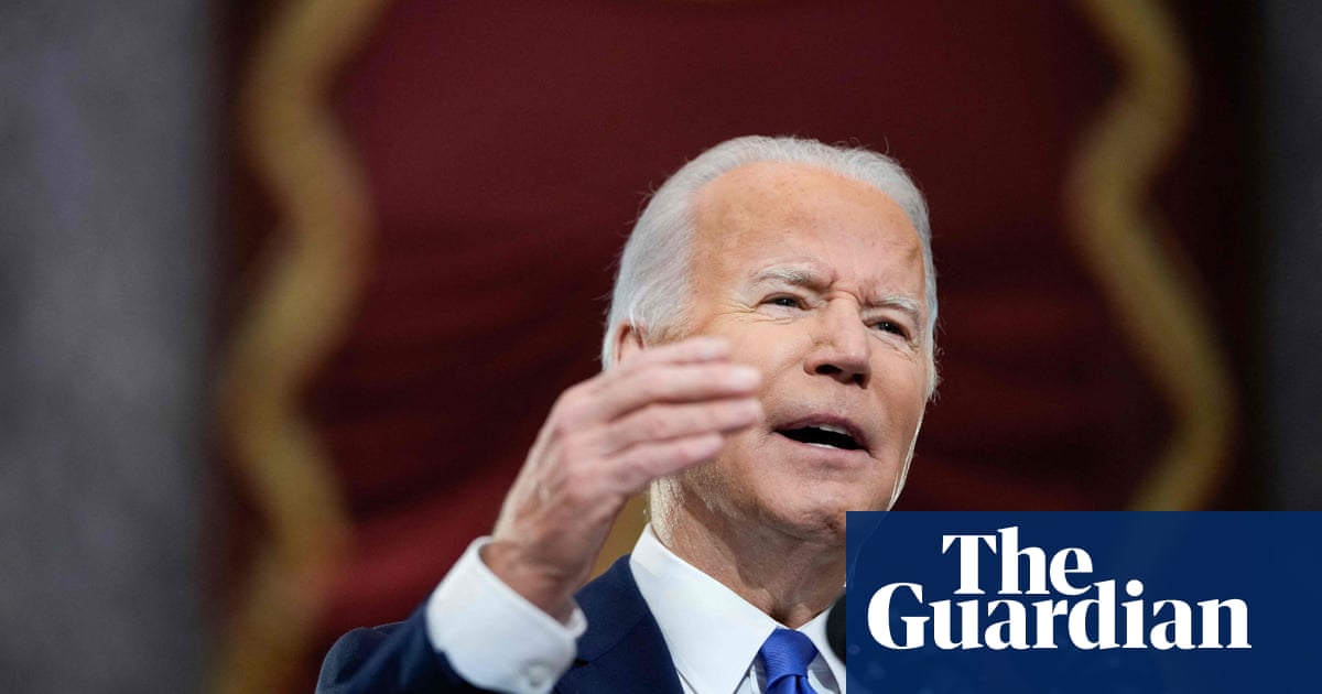 Biden condemns Trump’s ‘web of lies’ a year on from deadly Capitol assault