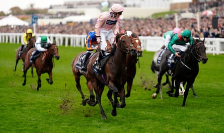 Jason Watson rides 100-1 shot Cicero’s Gift to success in the Queen Elizabeth II Stakes at Ascot.