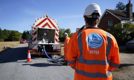 Thames Water blames hot weather and dry ground for leakage and supply interruptions during the summer.