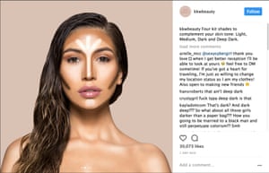 West’s KKWBeauty line launched worldwide today.