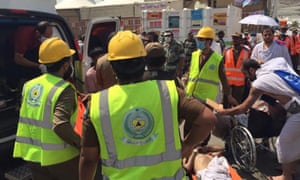 Rescuers at site of hajj stampede