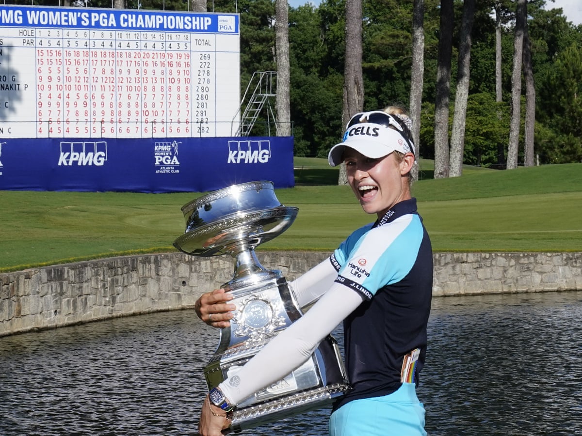 Nelly Korda Wins Women S Pga Championship 2021 Final Round As It Happened Sport The Guardian 2022 Kpmg Womens Pga Championship Play Suspended