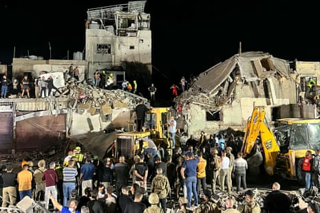 Middle East crisis: US concerned by 'horrifying' Israeli airstrike that killed at least 93 civilians, including 20 children, in Gaza – as it happened | Israel | The Guardian