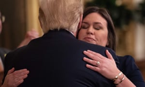 Donald Trump on Thursday announced the departure of Sarah Sanders, who has been widely criticized for her performance as White House press secretary.
