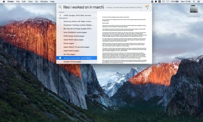 Os X El Capitan Review Bringing Even Older Macs Up To Speed Technology The Guardian