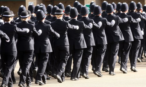 A police passing out ceremony in London. There were 63 dismissals, retirements or resignations after complaints of sexual misconduct against the Metropolitan Police from 2012-18. 