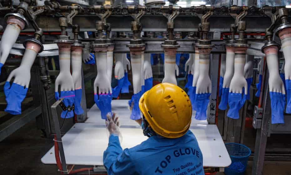 Migrant Worker At Malaysian Medical Glove Manufacturer Dies Of Covid 19 Malaysia The Guardian