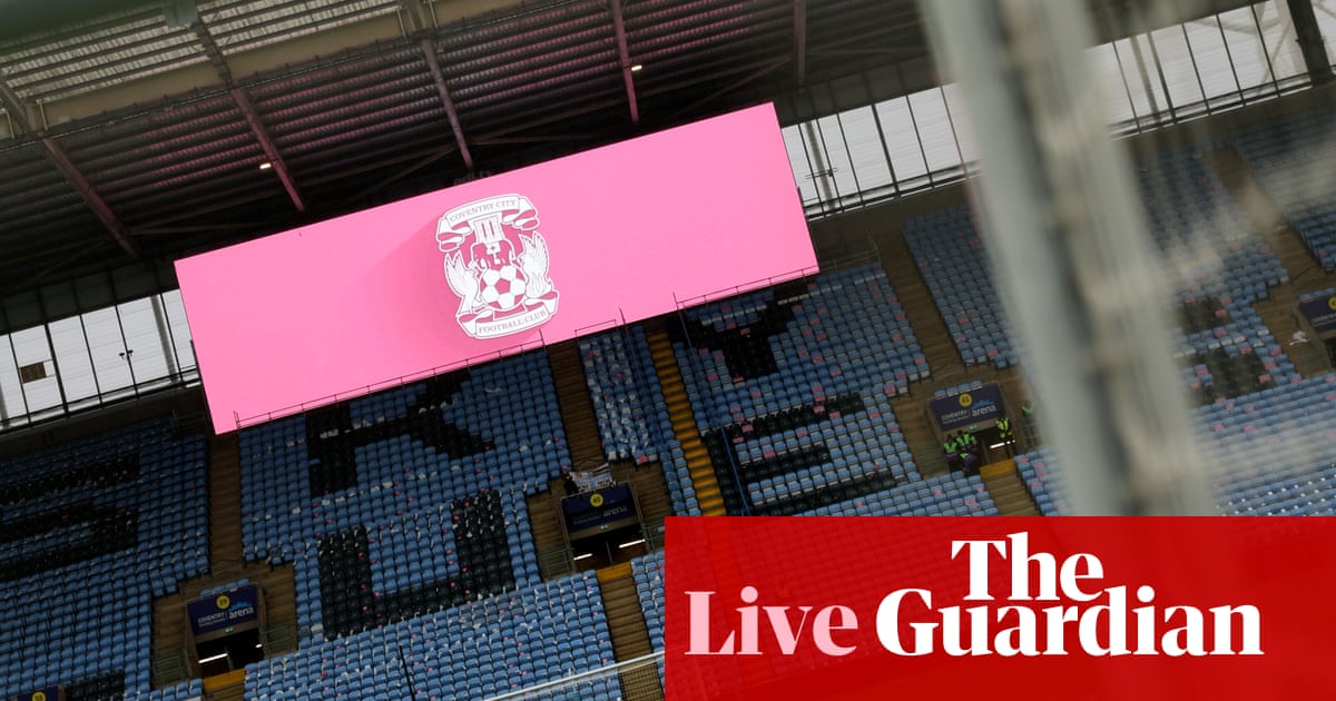 Coventry City v Newcastle United: Premier League – live
