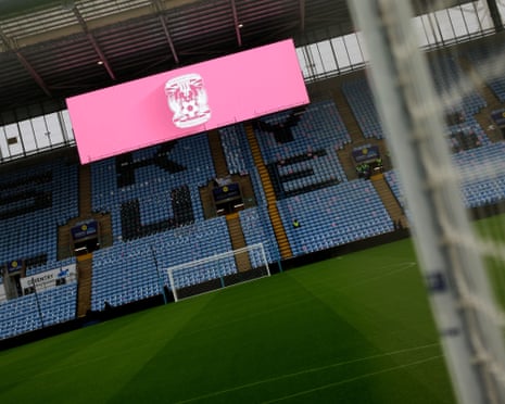 A view inside the Coventry Building Society Arena