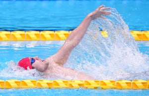 Great Britain’s Reece Dunn competes in the Men’s 200m Individual Medley - SM14 Final.