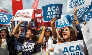 June 2015: the supreme court upholds Obama’s healthcare reforms.