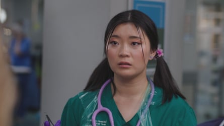 New doctor Kim (Jasmine Bayes) in Casualty.