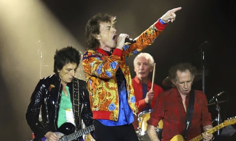 The Rolling Stones performing in 2019.