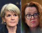 Julie Bishop vows to stay on as ANU chancellor after vice-chancellor resigns amid leadership crisis