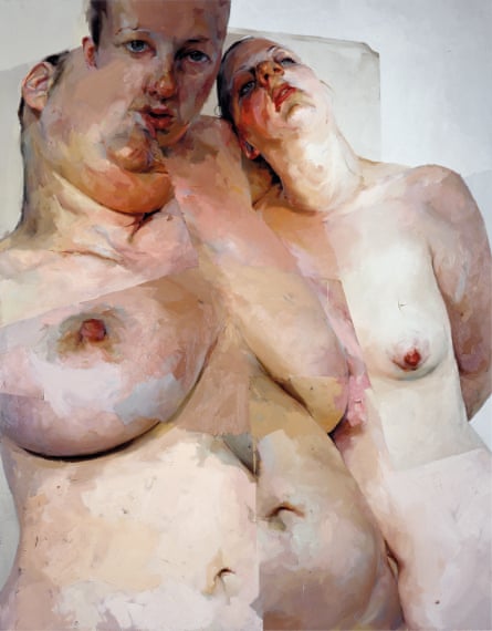 Jenny Saville’s Ruben’s Flap, 1998-1999.