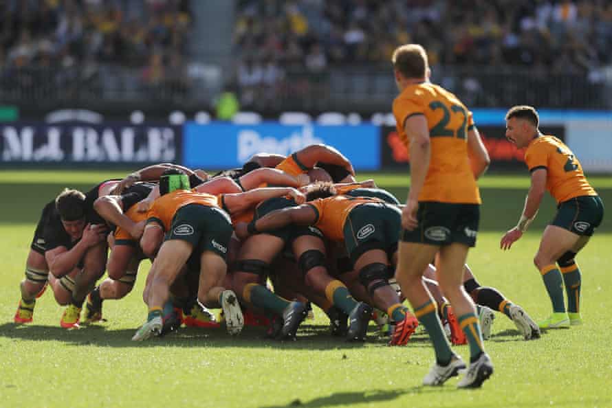 Australia v New Zealand at Optus Stadium in Perth.