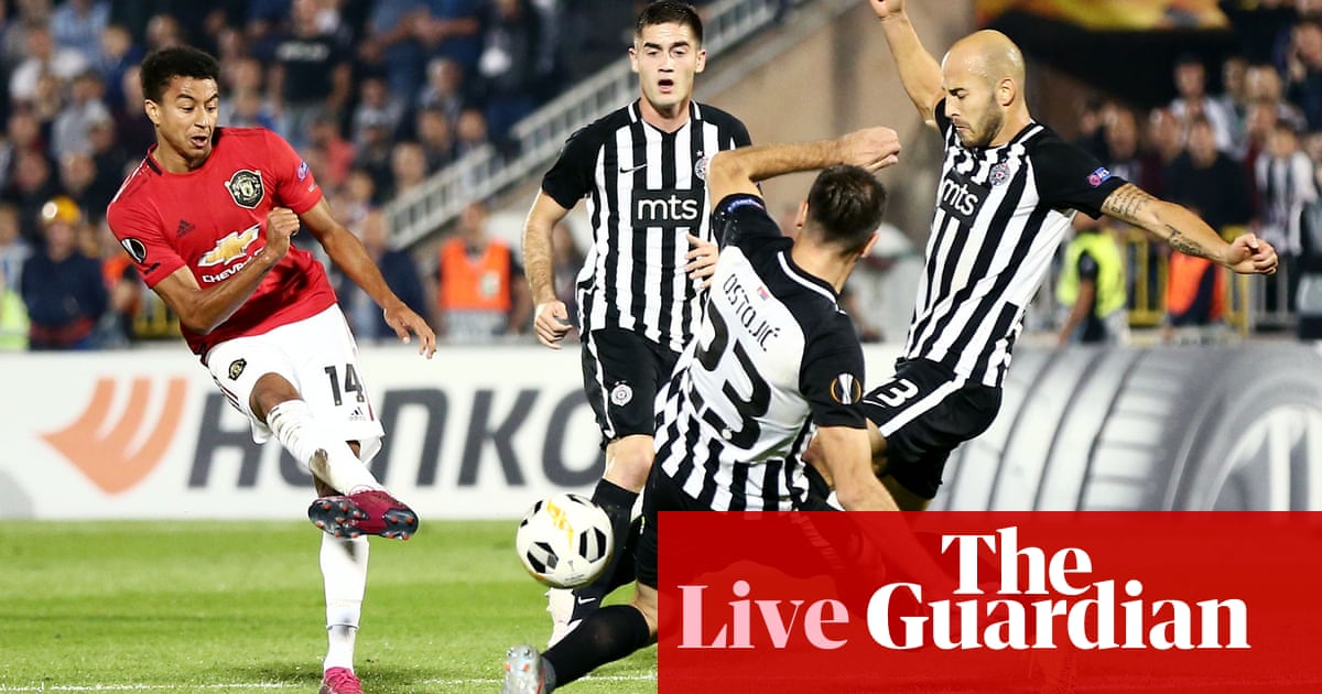 Partizan v Manchester United, Porto v Rangers and more: Europa League – live!
