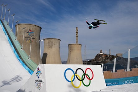 Kirsty Muir competes in the freestyle skiing women’s freeski big air during the Beijing 2022 Winter Olympic Games