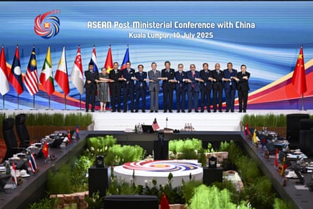 Representatives attending the Asean foreign ministers meeting.