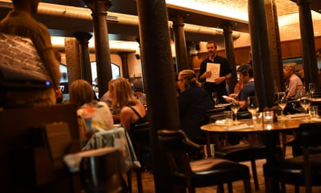 London's Hawksmoor restaurant on the first day of “Eat Out to Help Out”
