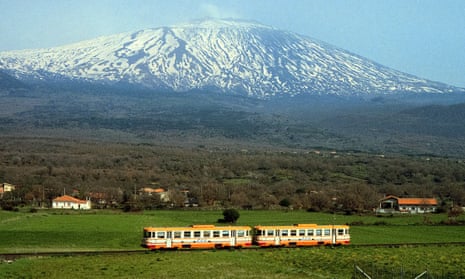 Under the volcano … the Etna circuit train.