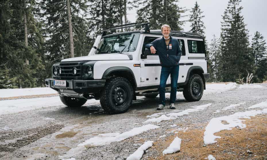 Jim Ratcliffe with his Grenadier prototype.