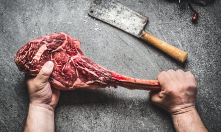 ‘A simple diet’ … Whitman advocated beef cooked rare.