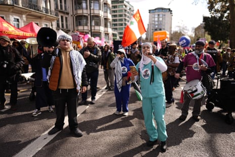 Protesters on the Together Alliance march