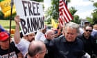 Steve Bannon turns himself in to prison after supreme court appeal rejected