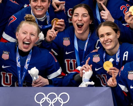 Donald Trump making a joke at the expense of the US women's hockey team