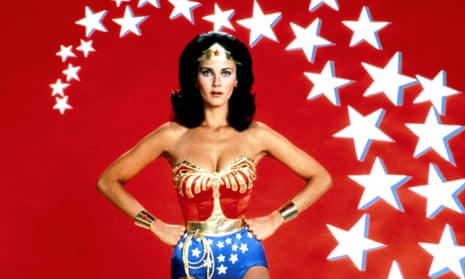 A female love leader: Lynda Carter as Wonder Woman in the 70s TV show. 