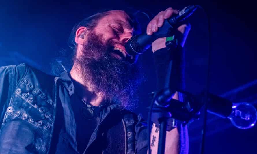 ‘I thought you couldn’t be confident without drink or drugs’ … Addi Tryggvason of Sólstafir, sober since 2013.