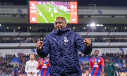 It took five games for Patrick Vieira to manage a first victory at Crystal Palace but a successful evolution at the club appears under way.