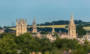 Lincoln College, University Church of St Mary and Merton College of Oxford University.