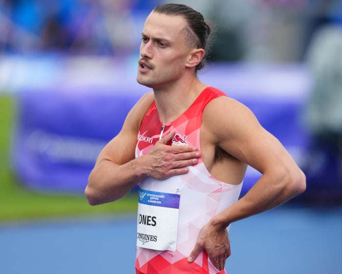 English part-time sprinter bursts with ‘national pride’ and slams Games no-shows