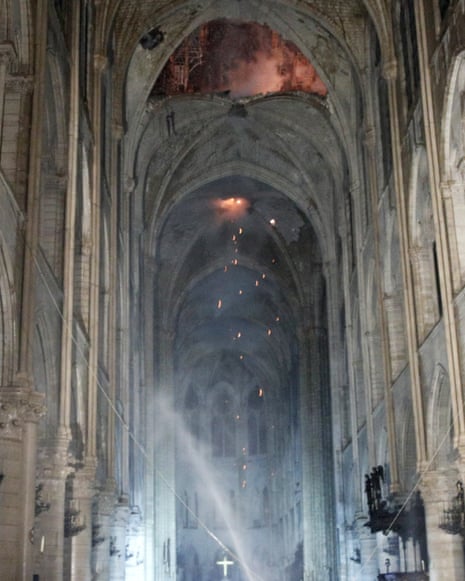 The fire started in the late afternoon in one of the most visited monuments of the French capital.
